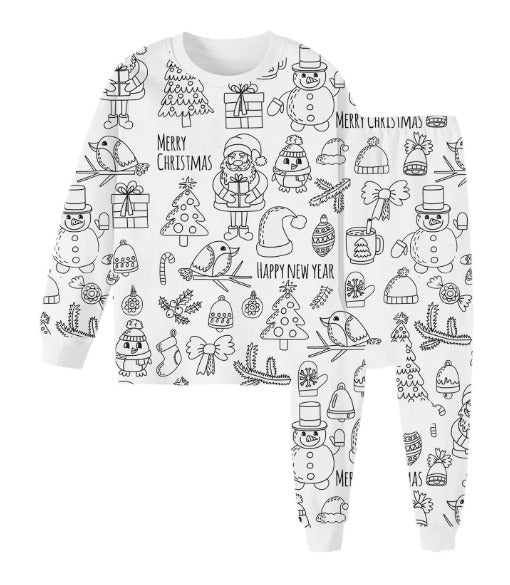 DIY Pajama Set – Färg & dröm – Colours Pyjamas-set för barn