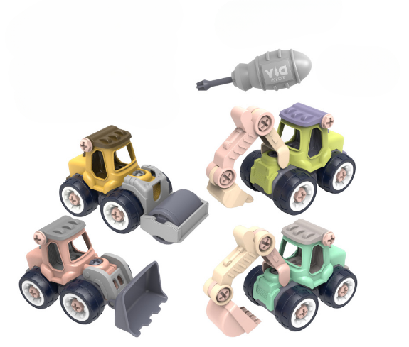 Building-Masters Mini Engineering-fordonsset