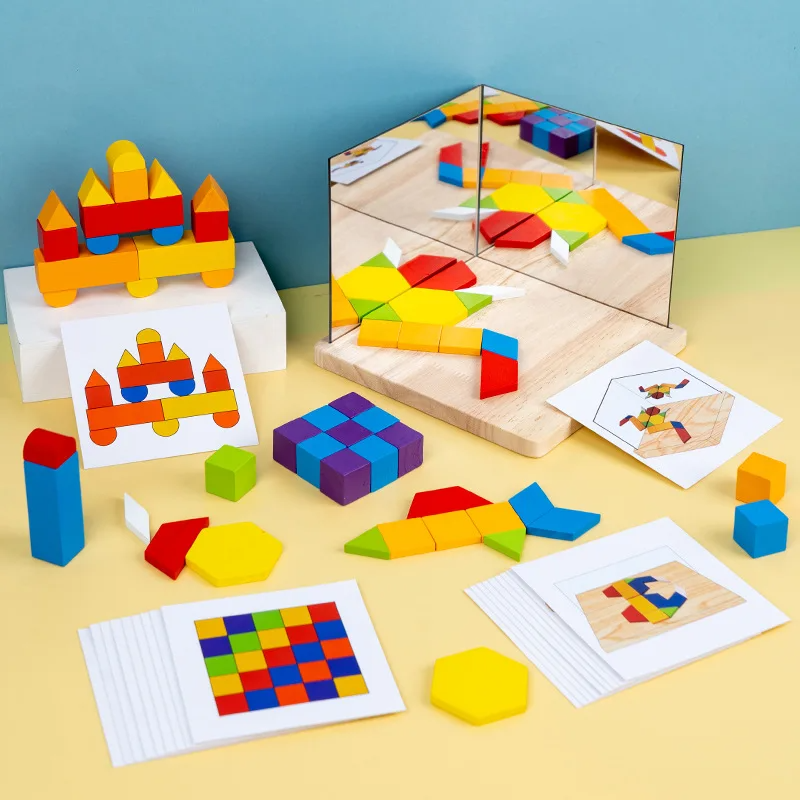 Reflection Play – Spegling och lärande - Pusselblock med spegel