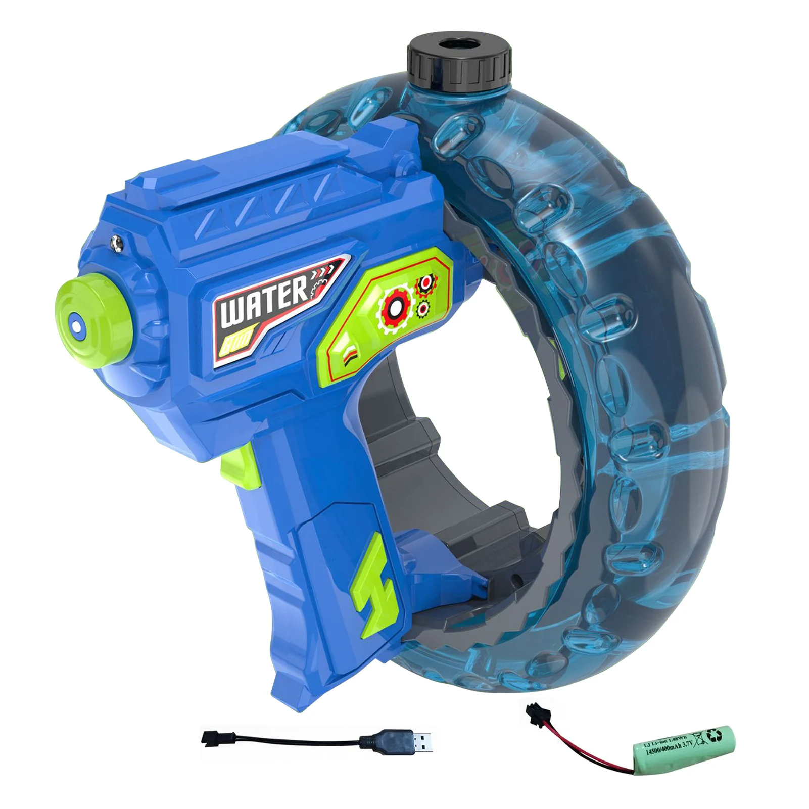 Water Blaster Pro – Ljus & Spetterpret - Vatten Pistool