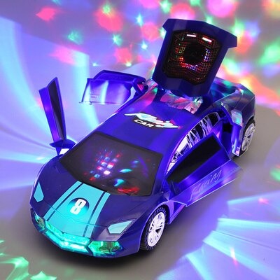 Supercar Leksak - Rörlig och lysande - Leksaksbil