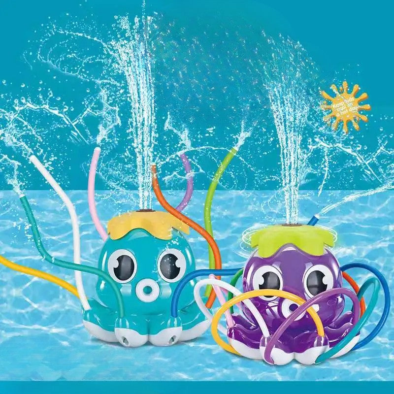 Octopus Sprinkler – Stänkande Rolig Bläckfisk - Vattenspridare till Trädgården