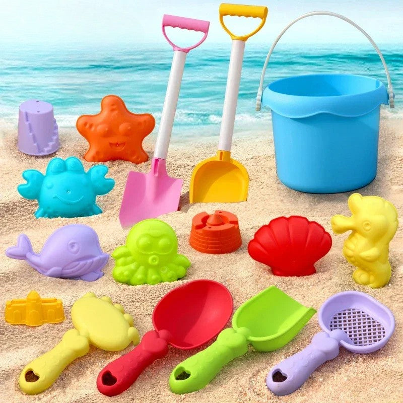 Beach Fun Set – Sommaraktiviteter i sand – Set med strandleksaker