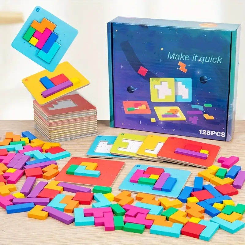 Tangram Pussel - Hjärnbrytare - Tänk pussel