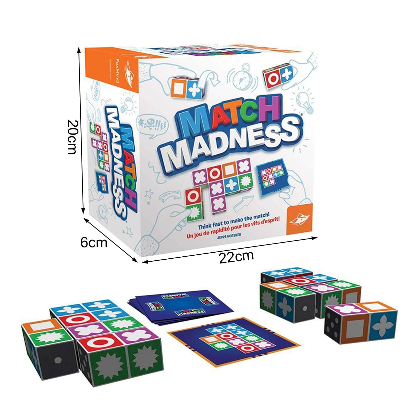 Match Madness - Kombinationspussel | Stimulera ditt barns tankeförmåga