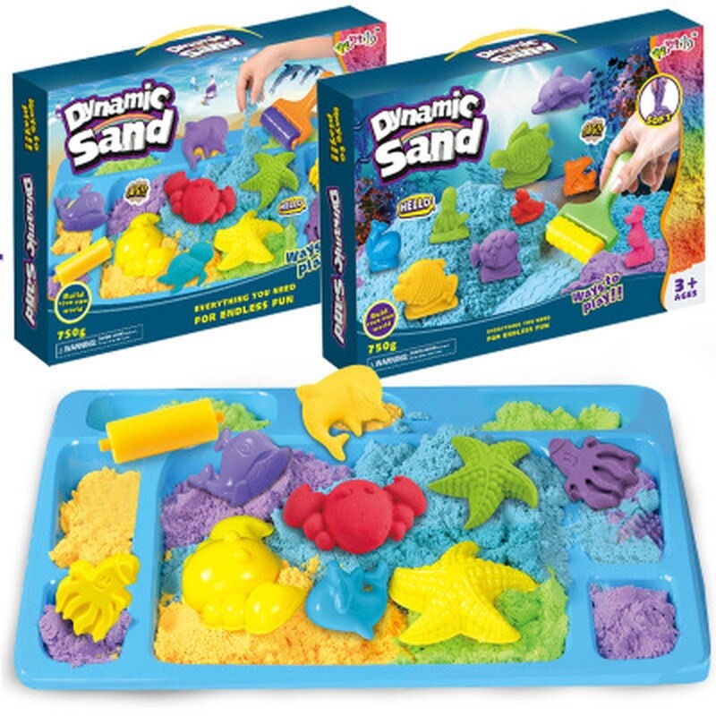 Dynamic Sand - Njut av att leka och skapa med sand! - Sandlåda