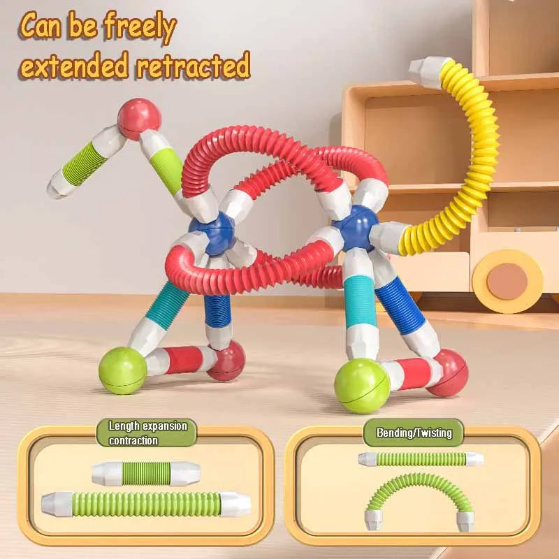 Magnetisk Sticks - Oändligt byggande – flexibla magnetiska pinnar
