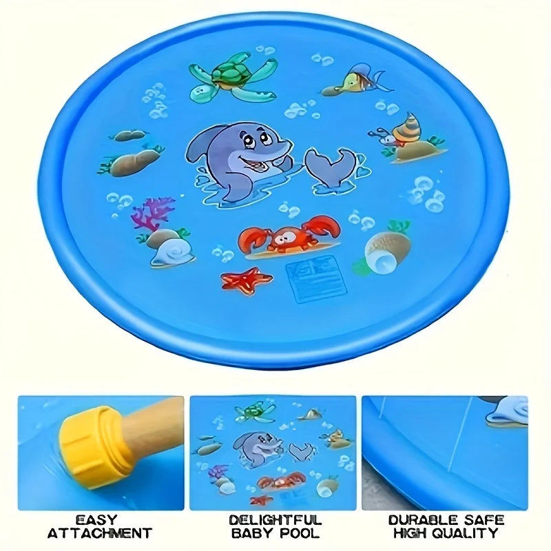 Water Fun Pad – Sommarfest Gräsmatta - Fontän Vattenpool