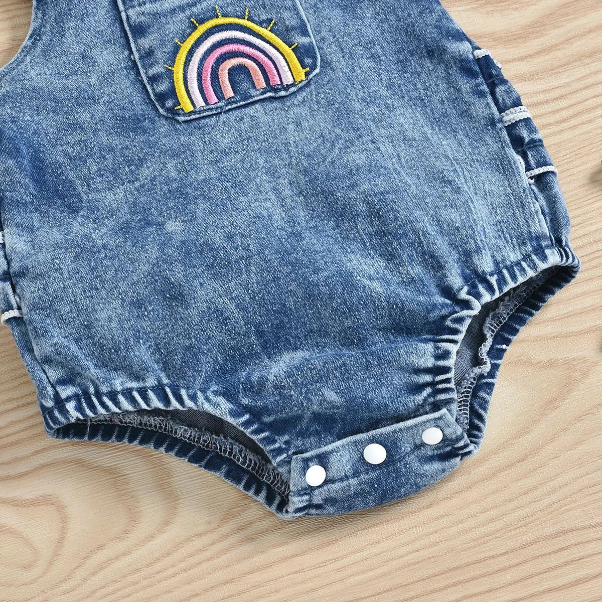 Mini Mode - Söt stil - Denim Romper