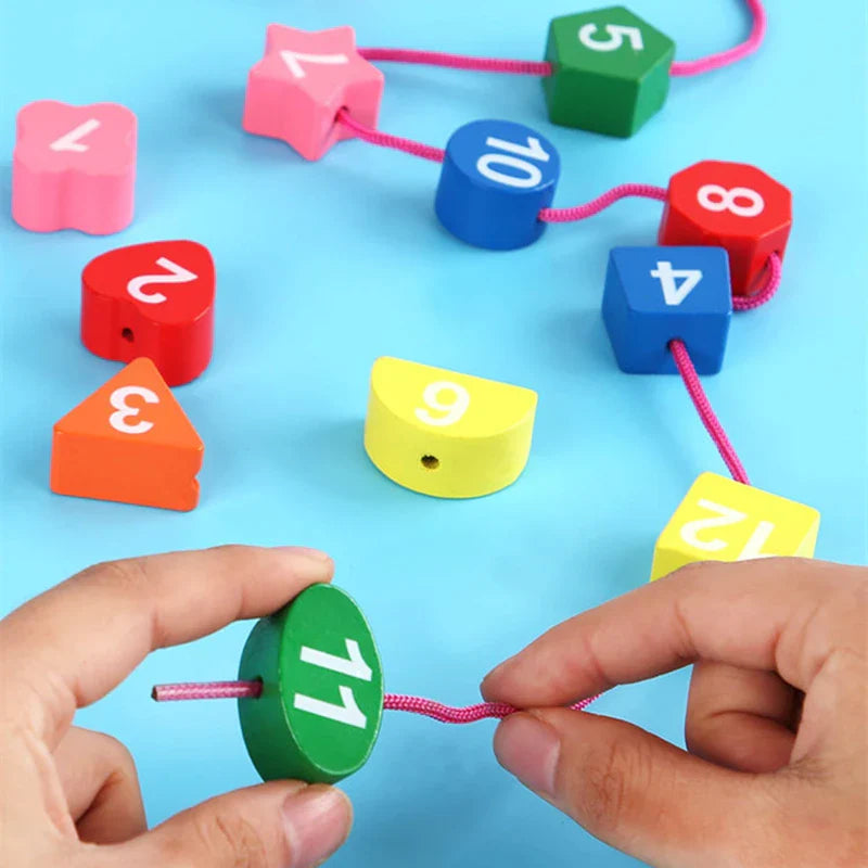 Learning Clock – Lek & Lär Klockan – Träklocka