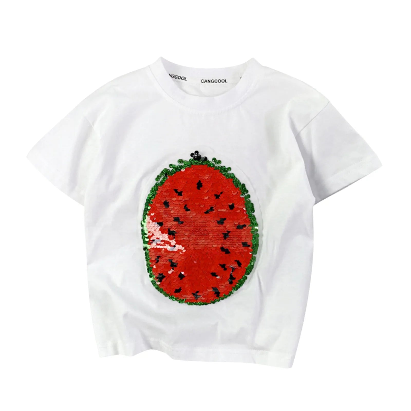 Mini Mode - Glittra & förvandla- T-shirt med vattenmelon