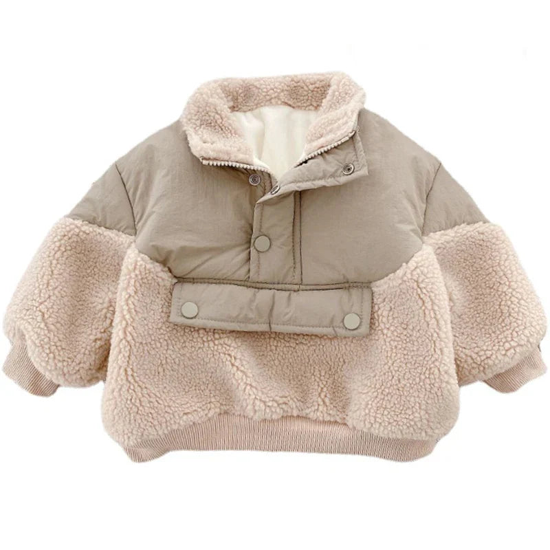 Mini Mode - Supervarm - Lammullsjacka av fleece