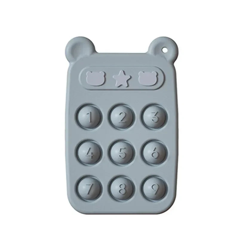 Fidget Leksak - Bitring & Fidgetleksak i 1 - Fidget-telefon i silikon