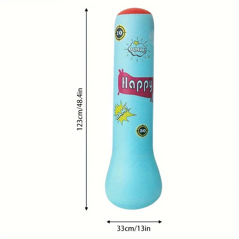 BoxBuddy™  – Roligt & Aktivt – Uppblåsbar Boxningssäck med Handskar