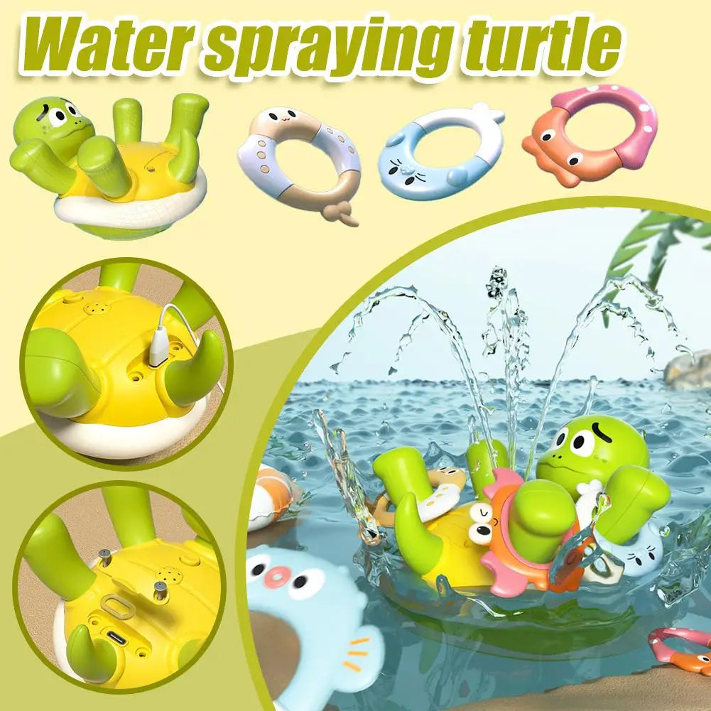 Water Turtle – Spetterpret i dåligt skick - Schildpad Fontein