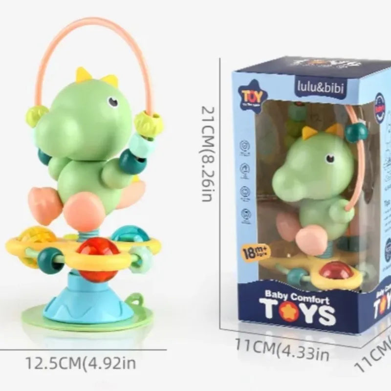 Soothing Rattle Leksak - Sensorisk babyleksak med sugkopp