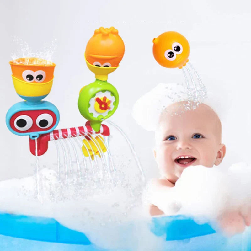 Waterwheel Fun – Turn & Splash Vattenlek – Badleksaker för barn