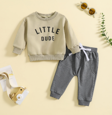 Mini Mode - Tufft "Little Dude"-set i bomull