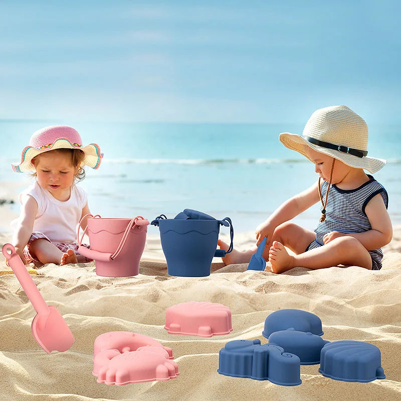 Silicone Beach Set - Sandäventyr med strandhink - Strandset i silikon