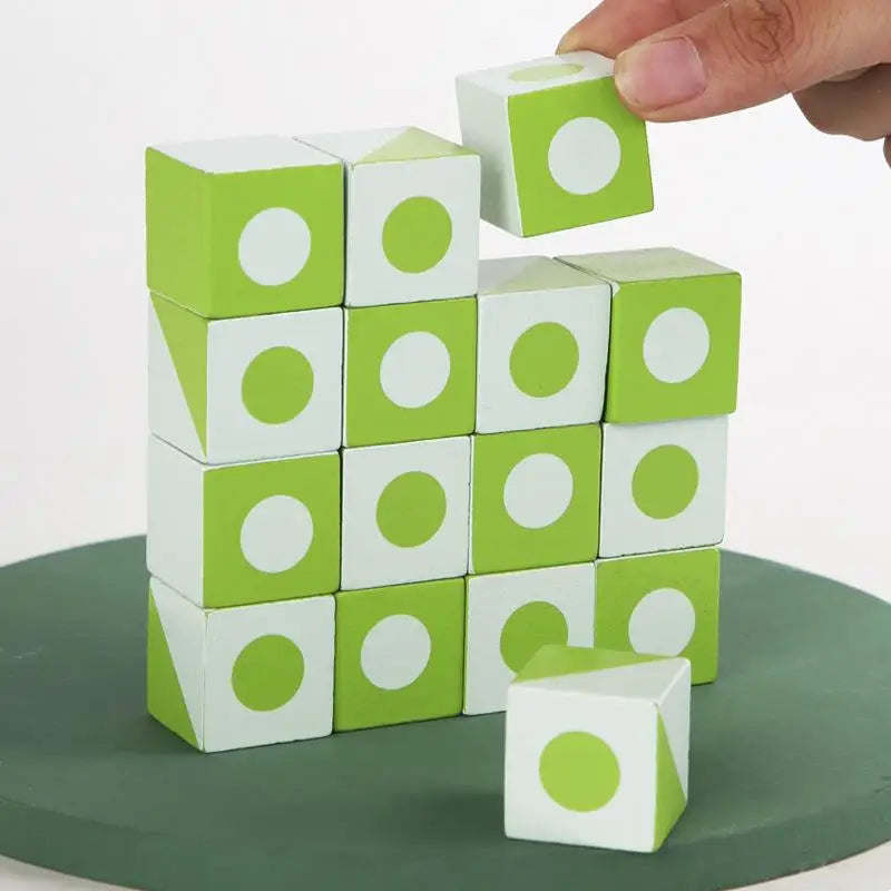 BrainBlocks – Smal och kreativ – Houten Geometrisk hjärngympa