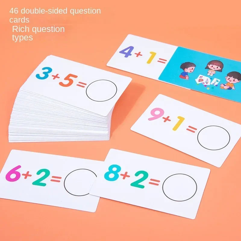 Math Tokens - Räkna & lösa - Räknekort för barn