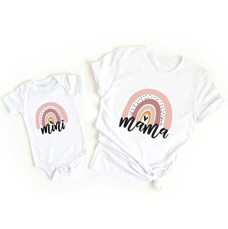 Mini Mode - Mamma & Dotter - Matchande skjorta och romper