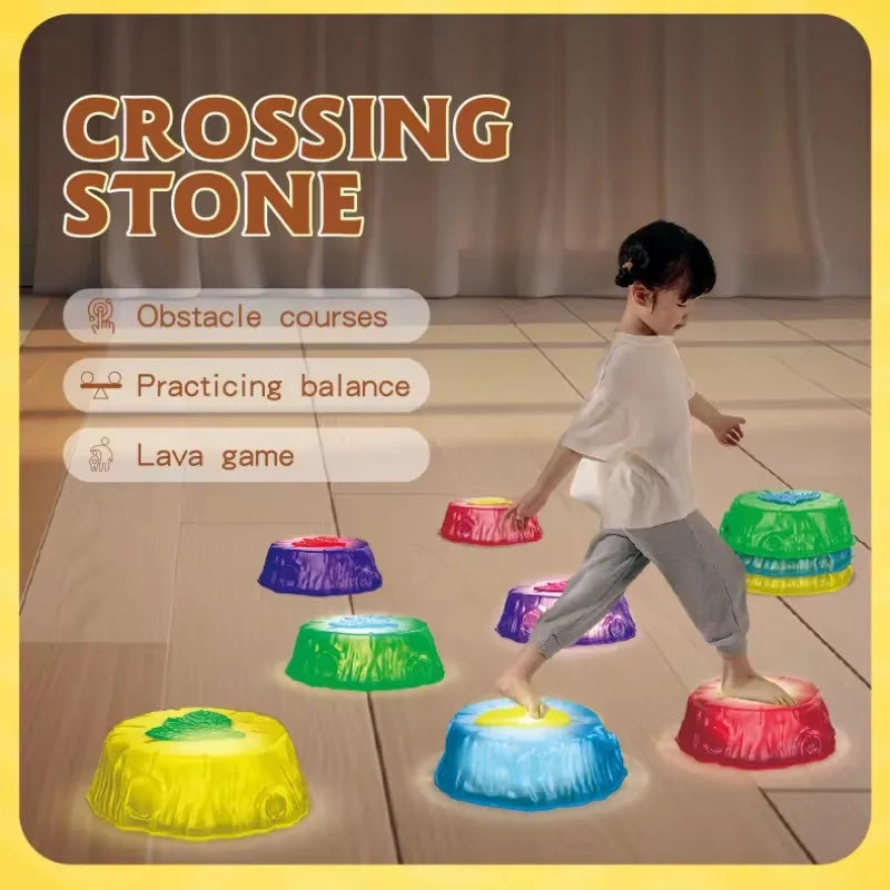 Crossing Stones - Hopp & balans - Lysande balansstenar