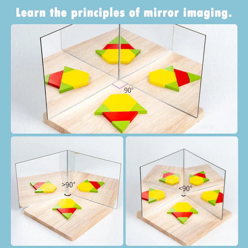 Reflection Play – Spegling och lärande - Pusselblock med spegel