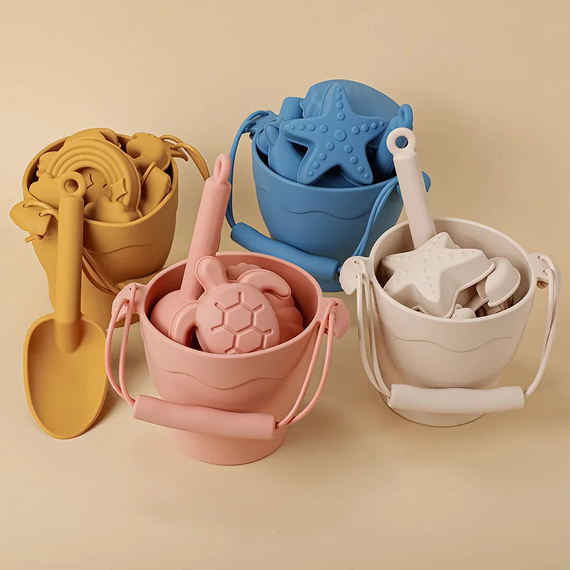 Silicone Beach Set - Sandäventyr med strandhink - Strandset i silikon