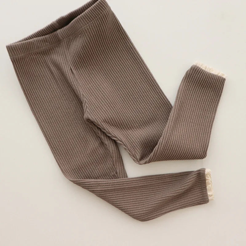 Mini Mode - Mjuka och bekväma - Ribbade leggings