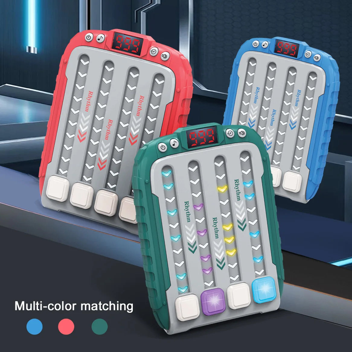 Rhythm - Minskar stress, förbättrar reaktionsförmågan - Snabbhetsspel