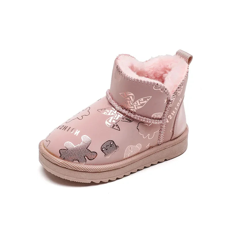 Mini Mode - Vattentät design - Snökängor för barn med Fashion-tryck