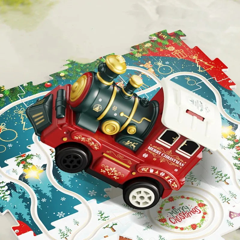 DIY Xmas Train Track™ - Bygg ditt eget jullandskap - jultågspussel