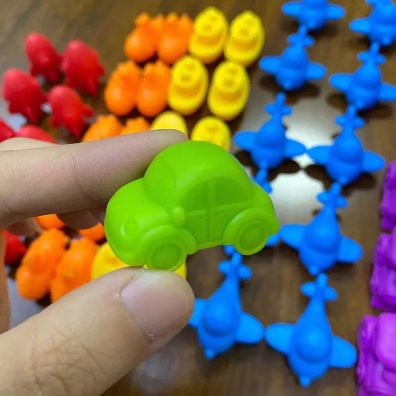 Rainbow Teddy Bears Leksaker - Pedagogisk & kreativ - Räknande regnbågsbjörnar