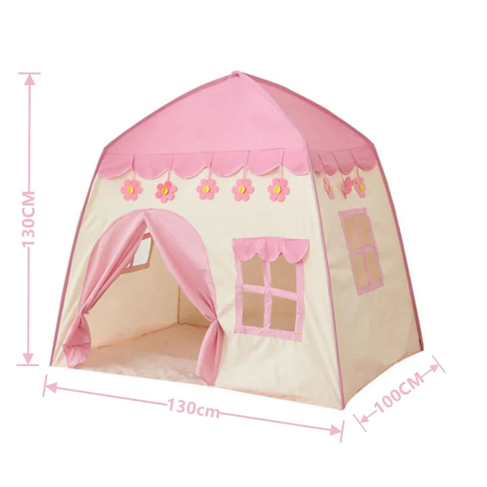 Tipi Princess Castle – Vikbart lektält - Lekstuga för barn