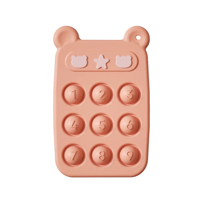 Fidget Leksak - Bitring & Fidgetleksak i 1 - Fidget-telefon i silikon
