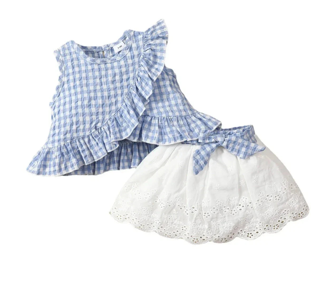 Mini Mode - Set med topp och shorts för flickor