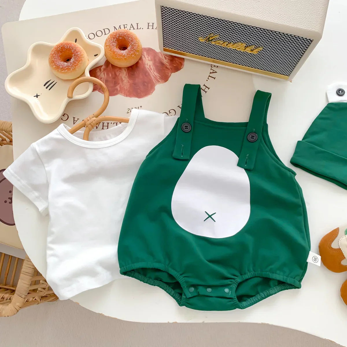 Mini Mode - Mjuk och bekväm - Bodysuit med groda