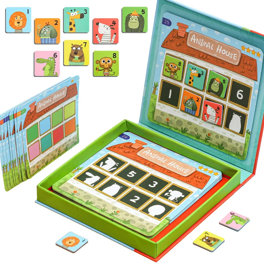 Montessori Memory Match Spel - Lärorikt & kreativt - Memoryspel