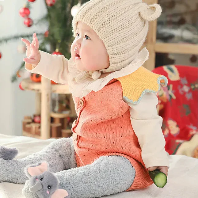 Mini Mode - Extra varma - långa babystrumpor