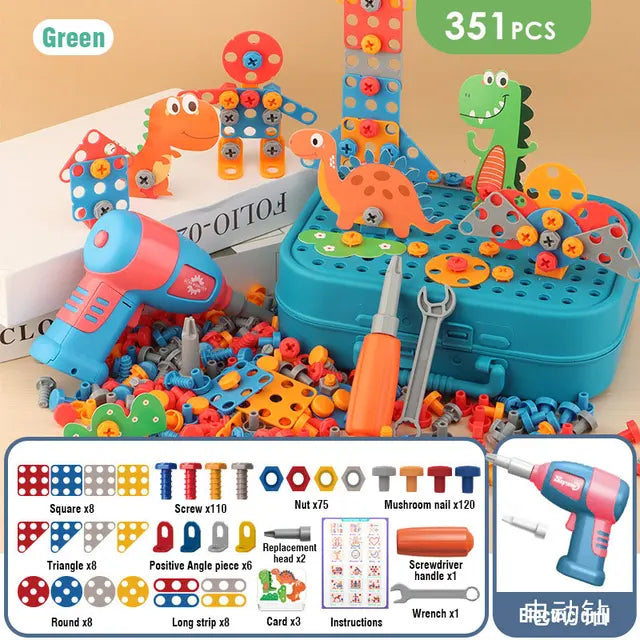 Screw Set - Äventyrlig bygglek - Borrset