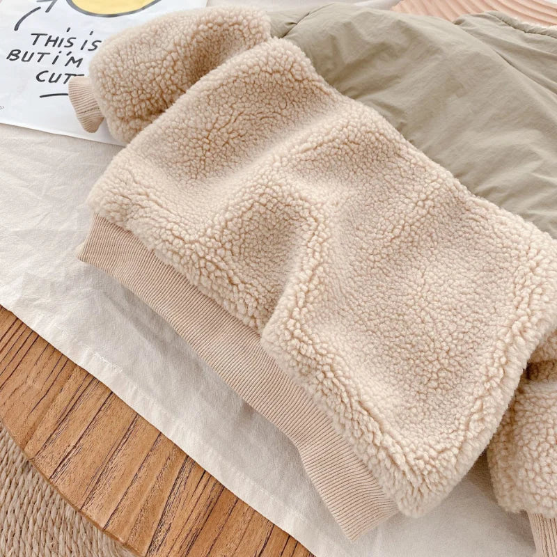 Mini Mode - Supervarm - Lammullsjacka av fleece