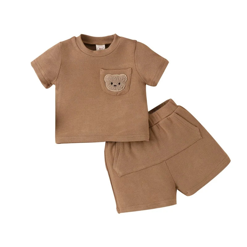 Mini Mode - Söt björndesign - Sommaroutfit