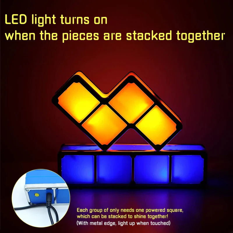 Tetris Night Light - Lys upp din kreativitet - Tetris-lampa