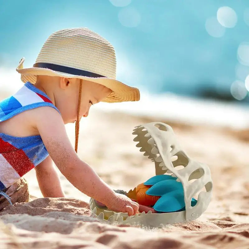 Dino Sand Set – Gräv och lek – Dino- och sandleksaker
