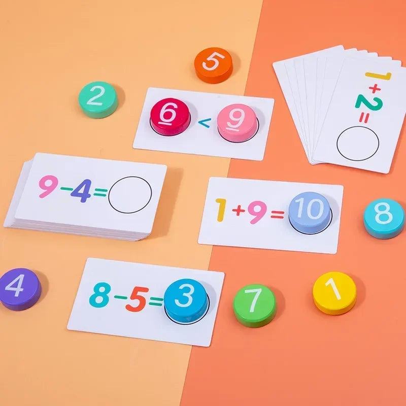 Math Tokens - Räkna & lösa - Räknekort för barn