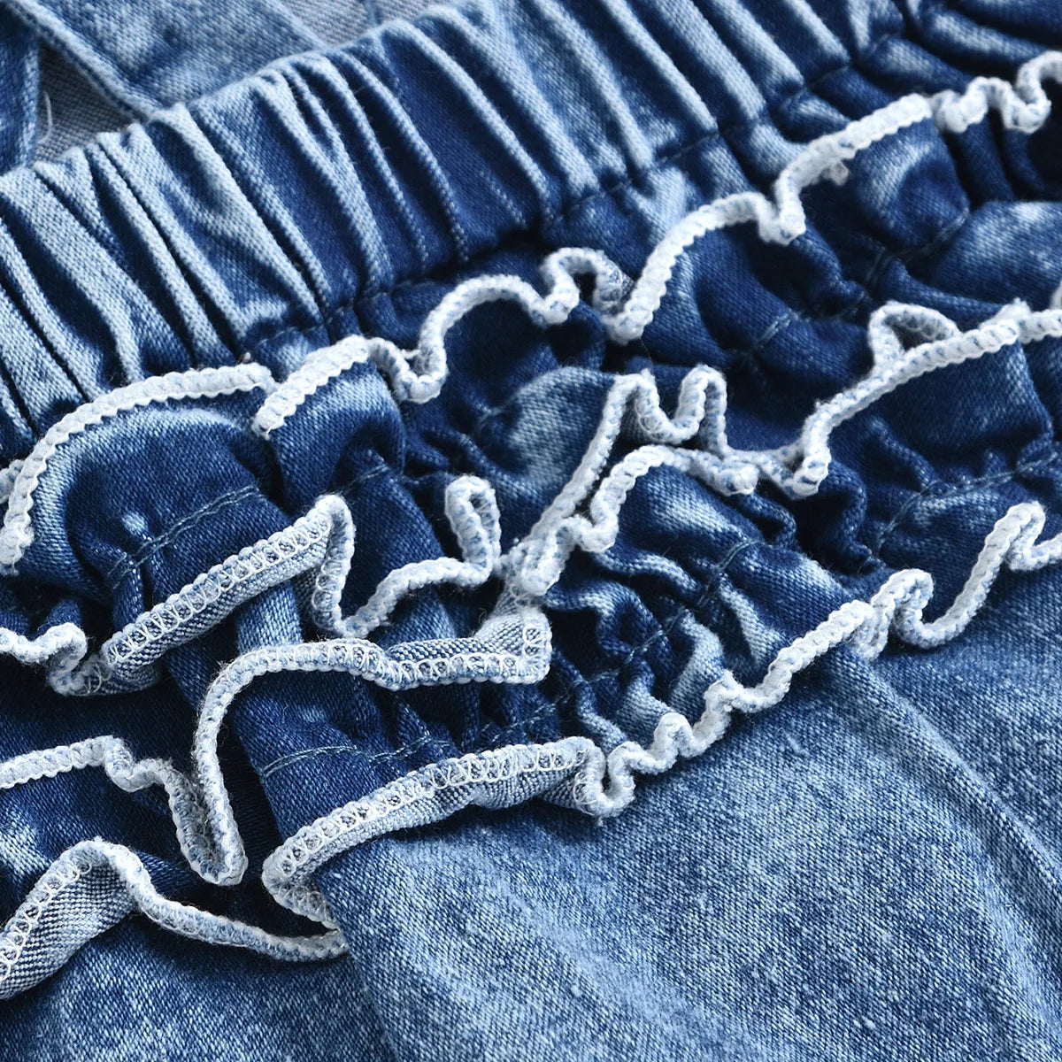 Mini Mode - Söt stil - Denim Romper