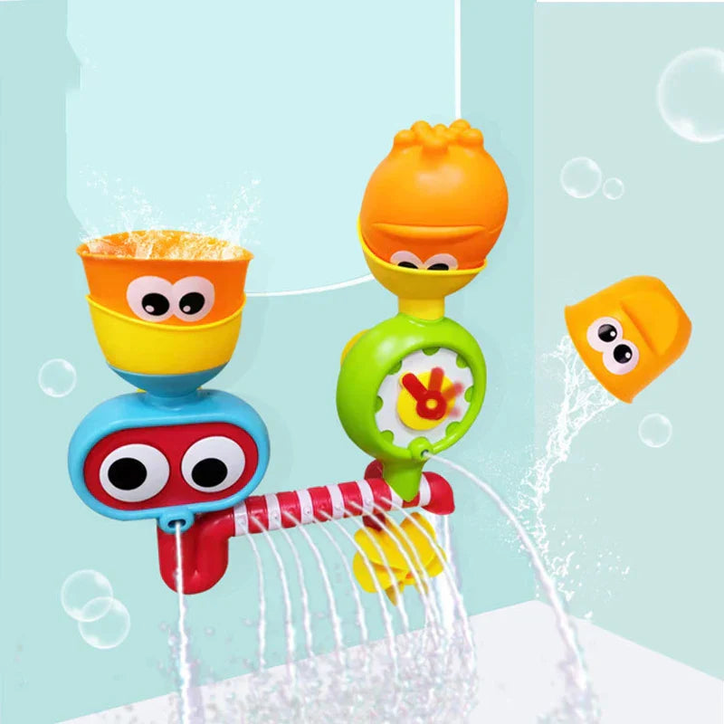 Waterwheel Fun – Turn & Splash Vattenlek – Badleksaker för barn