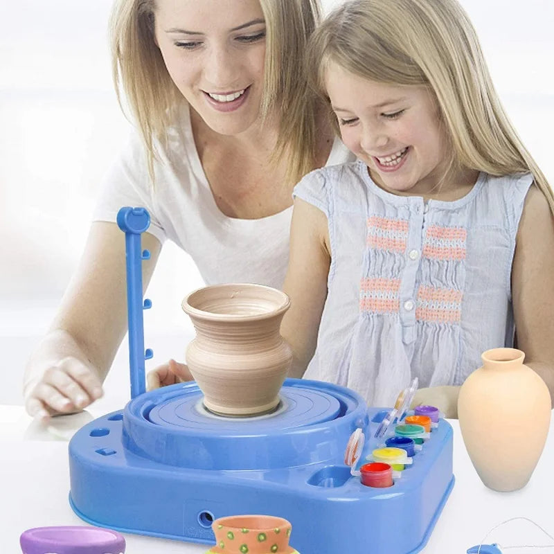 Kids Pottery Set - Lerkreationer - Keramikset för barn