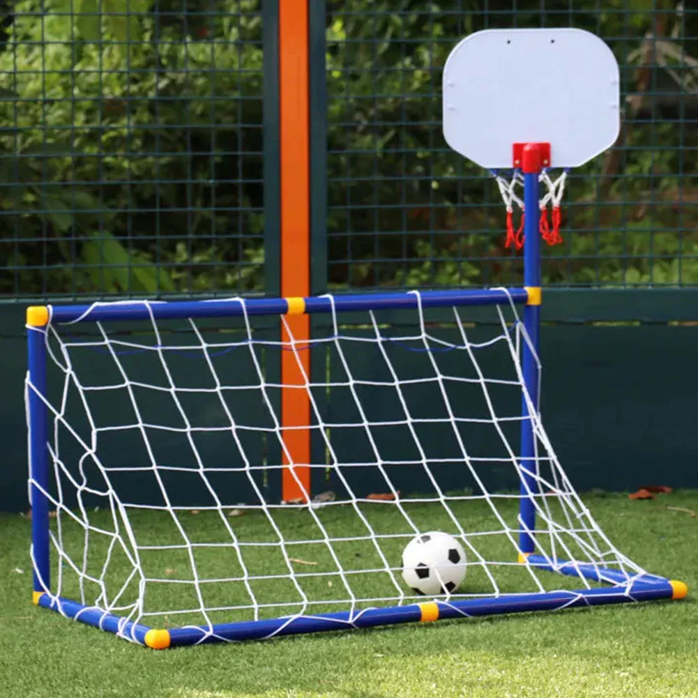 Kids Boll Spel - Dubbel spelglädje – fotbolls- och basketbollsset